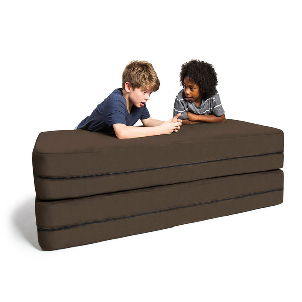 Jaxx Zipline Big Kid s Modular Sofa and Ottoman Brookstone