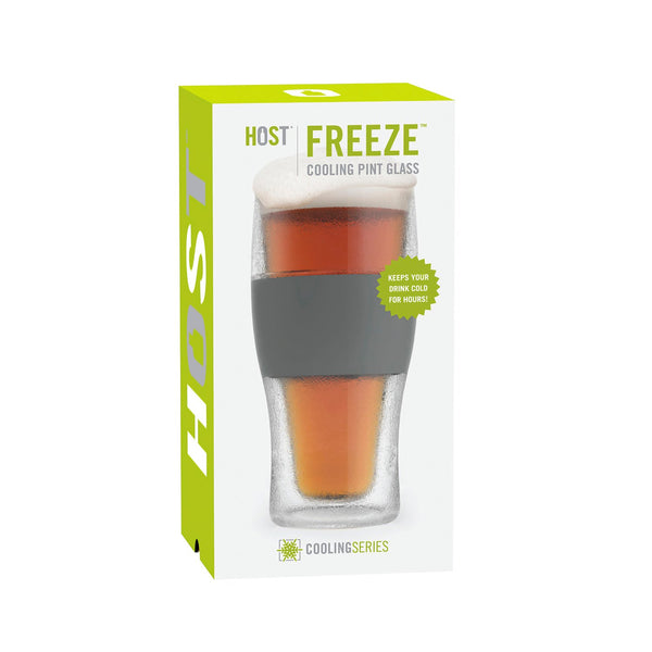 FREEZE Cooling Pint Glass Brookstone