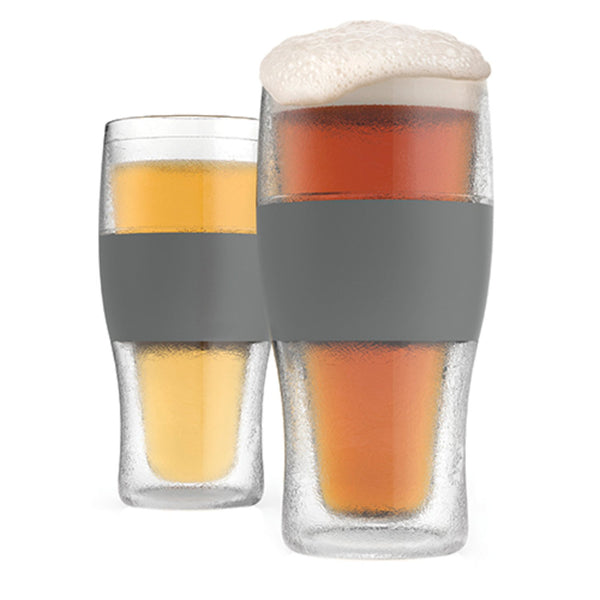 FREEZE Cooling Pint Glasses Set of 2