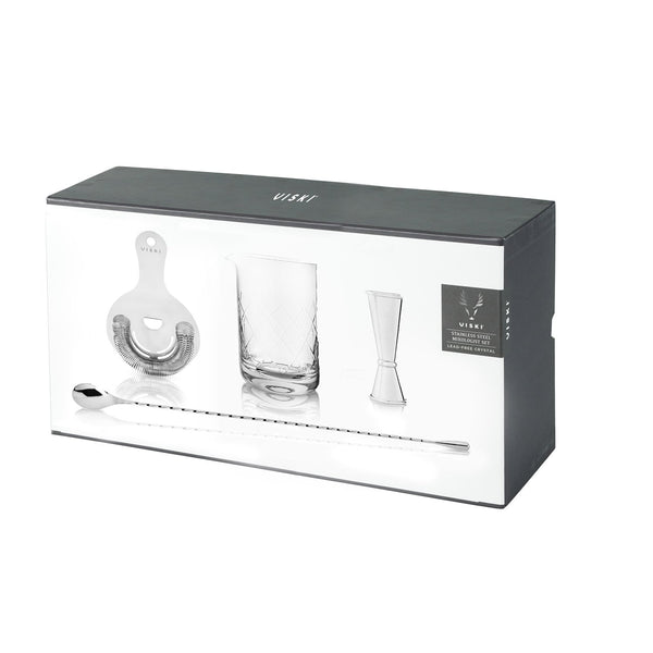 4 Piece Mixologist Barware Set by Viski