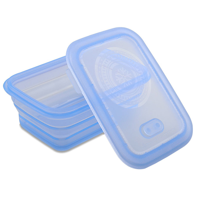 Premium Silicone Collapsible Food Storage Containers with Silicone  Leakproof Lids, BPA Free, LFGB Food-Grade Certified, Compact, Reusable  Lunch Snack