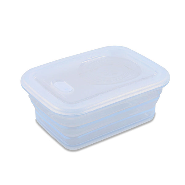 Silicone Food Storage Container, 860ml, Clear - Minimal