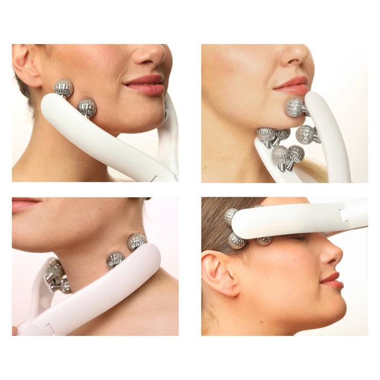 RolLift Micocurrent Symmetrical Facial Contour Device with LED Light Therapy