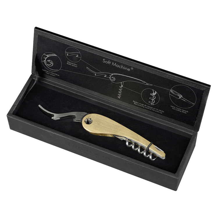 L'Atelier du Vin Brass Soft Machine Corkscrew