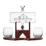 Whiskey Decanter Side Ship Set