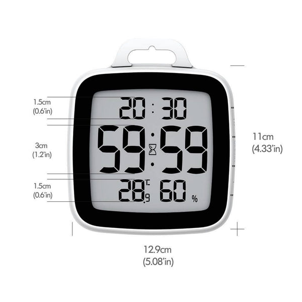 BALDR Digital Shower Clock with Timer