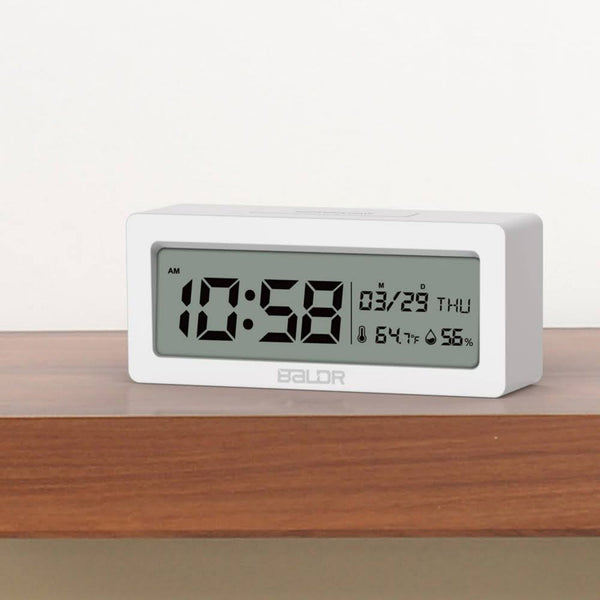 BALDR Compact Digital Alarm Clock Brookstone