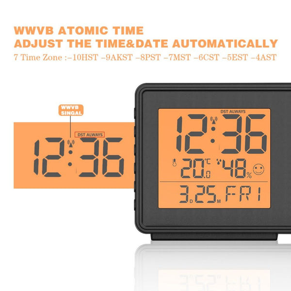 BALDR Projection Alarm Clock Brookstone