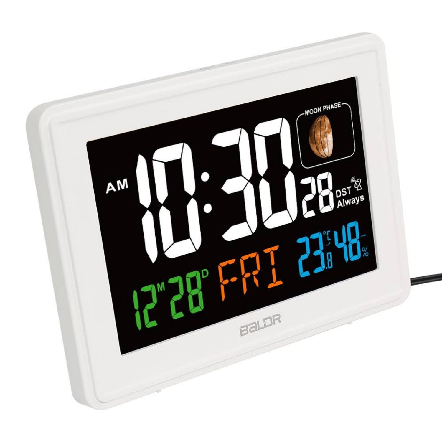 BALDR Atomic Digital Alarm Clock Brookstone