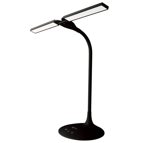 Pivot LED Desk Lamp with Dual Shades