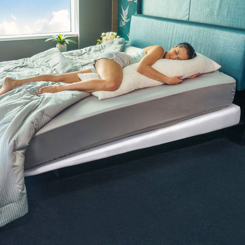 Élévateur de matelas Avana - Support en mousse incliné de 7 pouces sous le  lit, complet 