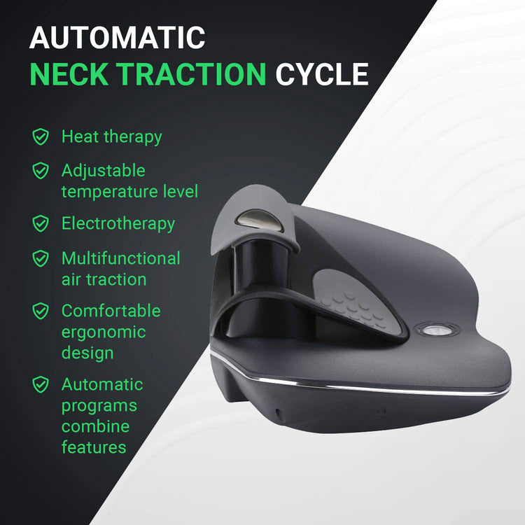 Neck Traction with Heat Therapy and Electrotherapy by Dynamic Wedge Cervical