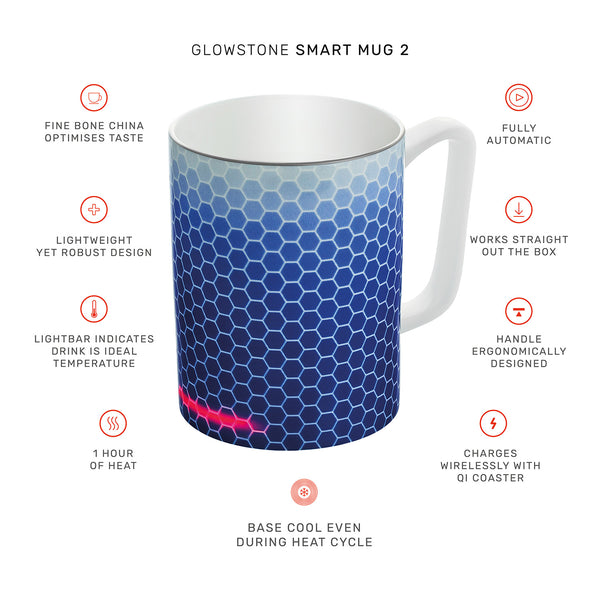 Glowstone Smart Mug 2 Honeycomb