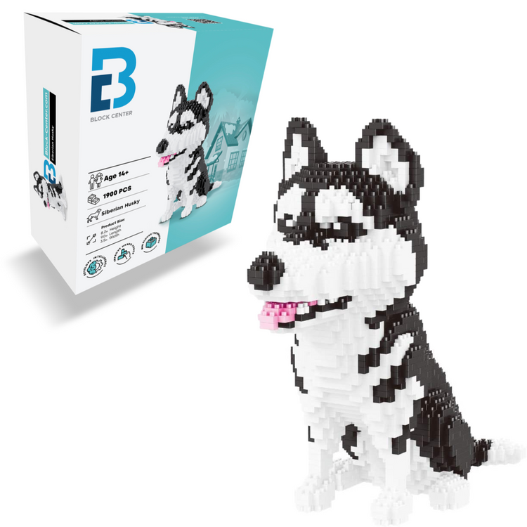 Husky Dog 3D Puzzle Nano Blocks