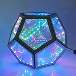 Dodecahedron Infinity Table Lamp