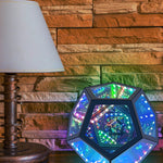 Dodecahedron Infinity Table Lamp