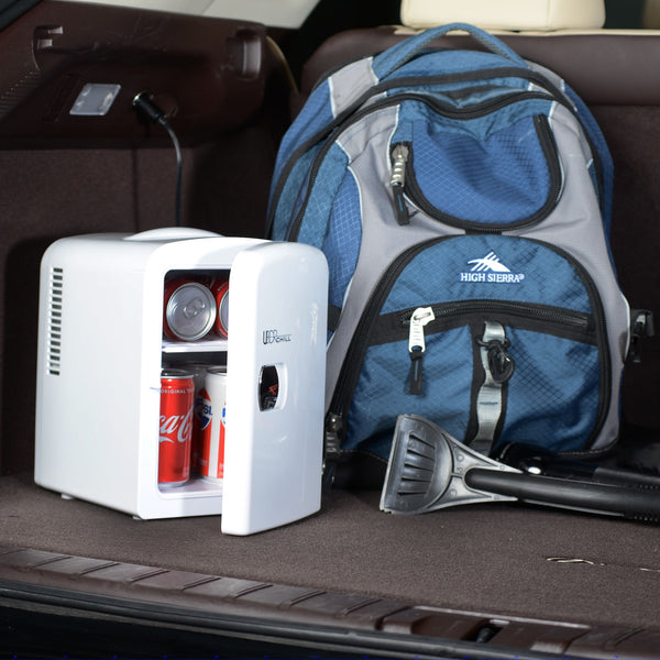 Uber Chill 6 Can Mini Fridge Brookstone