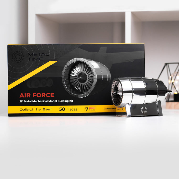 Air Force 3D Electric Mechanical Moving Puzzle DIY Kit