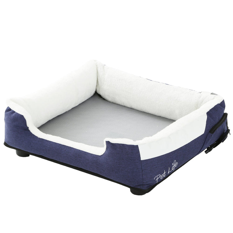 Battery operated heated pet bed best sale