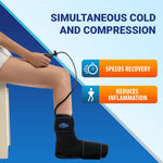 Cold Pack Compression Wrap for Ankle, Foot Pain