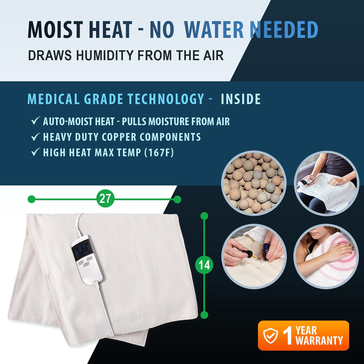 Moist Heating Pad for Cramps and Back Pain