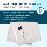 Versatile Medium Moist Heating Pad with Auto Shut Off for Cramps and Back Pain by ThermoRelief