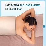 Versatile Medium Moist Heating Pad with Auto Shut Off for Cramps and Back Pain by ThermoRelief