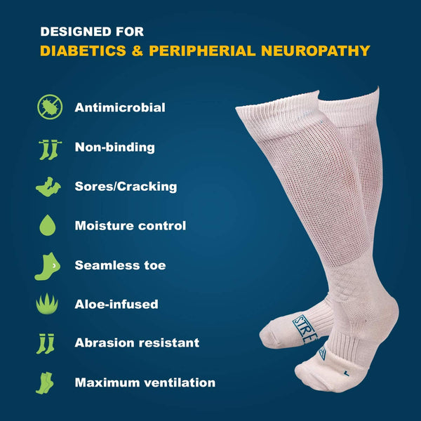 Nerve Spa Tall Diabetic Socks for Men 1 pair