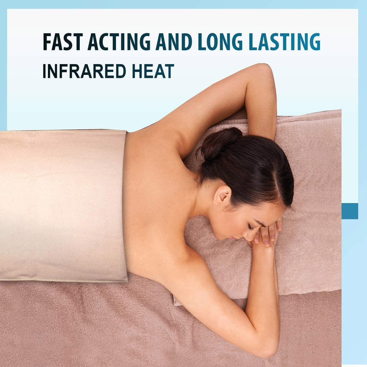 Extra Large Moist Heating Pad for Cramps and Back Pain