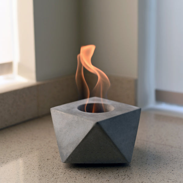 Colsen Square Concrete Tabletop Fire Pit