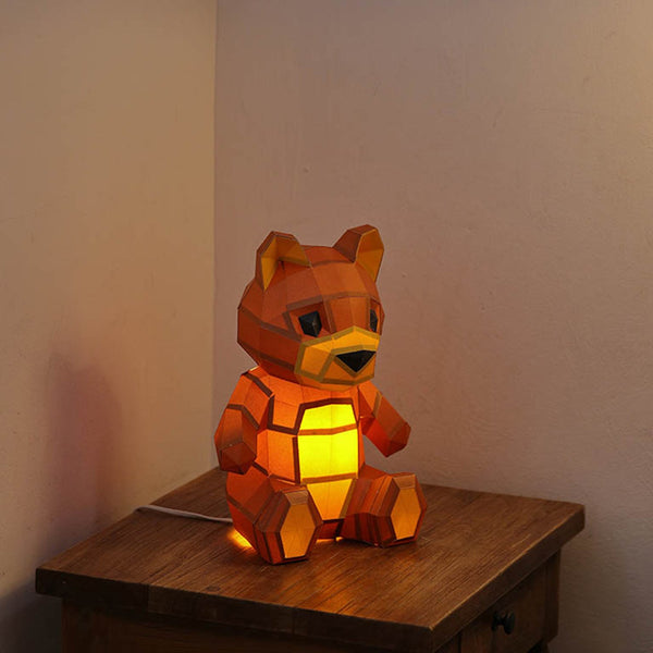 Teddy Bear 3D Paper Model Brookstone