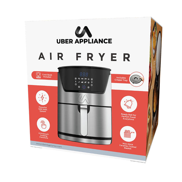 Uber Appliance Air Fryer XL Premium 5QT SS Replacement fry basket