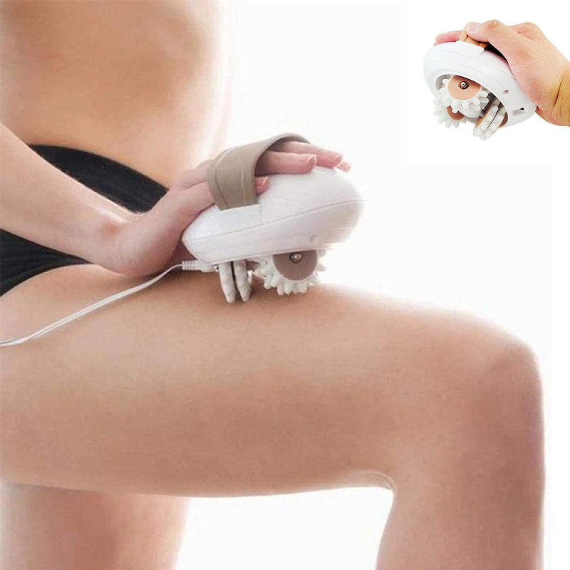 Handheld Cellulite Remover Electric Back Massager - Portable Anti Cellulite  Massager with 4 Different Massage Heads for Neck Shoulders Arm Back Waist  Belly Legs Foot Calf Muscle