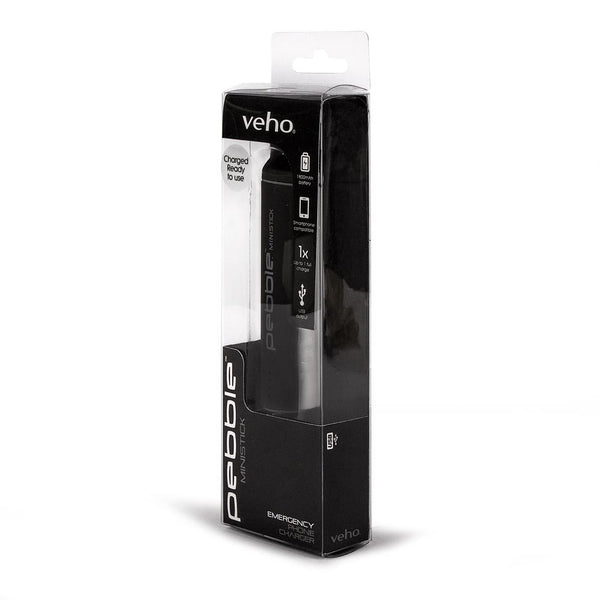 Veho Pebble Ministick 2 200mAh Emergency Portable Rechargeable Power Bank