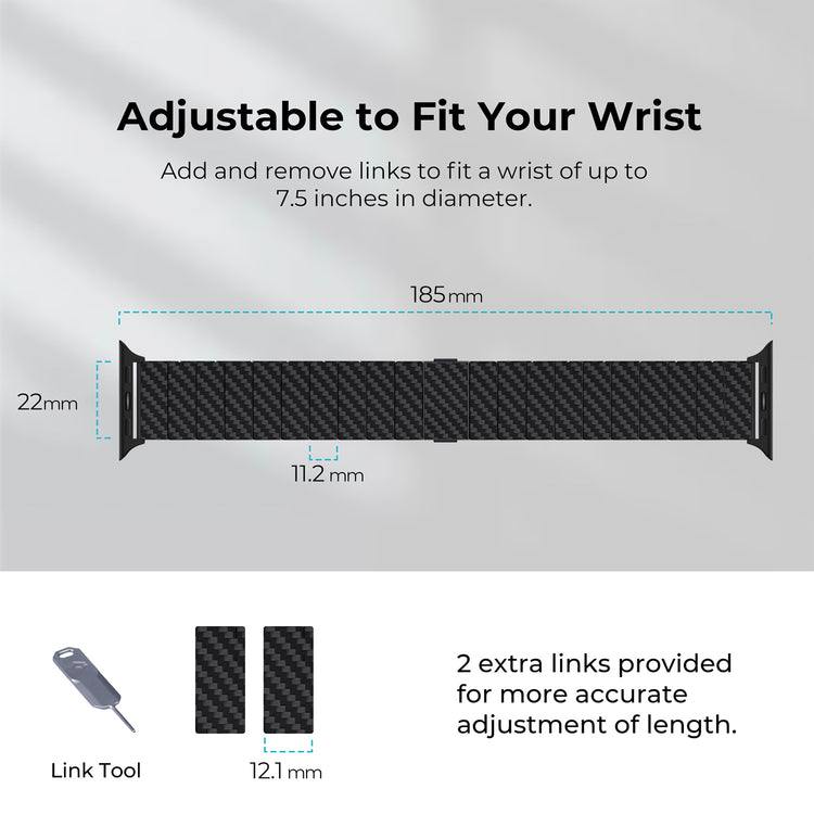 PITAKA Carbon Fiber Apple Watch Band