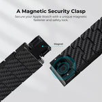 PITAKA Carbon Fiber Apple Watch Band