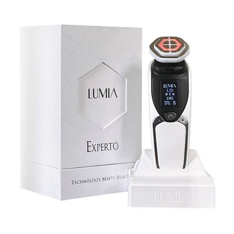 Lumia Experto Pro Infrared LED + RF + EMS Facial Therapy Device with RF Gel