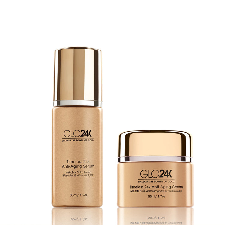 GLO24K Anti-Aging Complete Set  - 2 Pc set