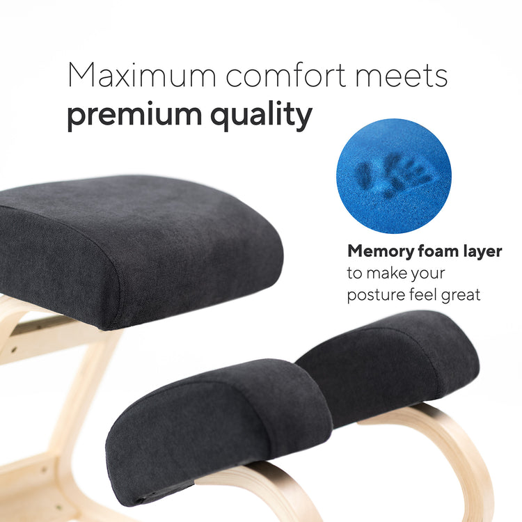 Luxton Memory Foam Ergonomic Kneeling Chair