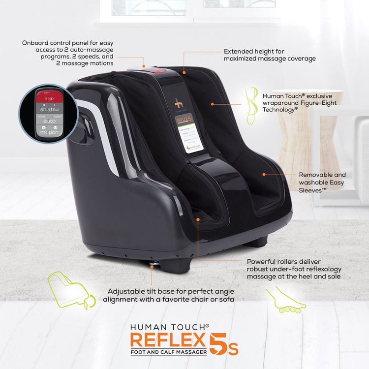 Human Touch Reflex5s Foot and Calf Massager Brookstone