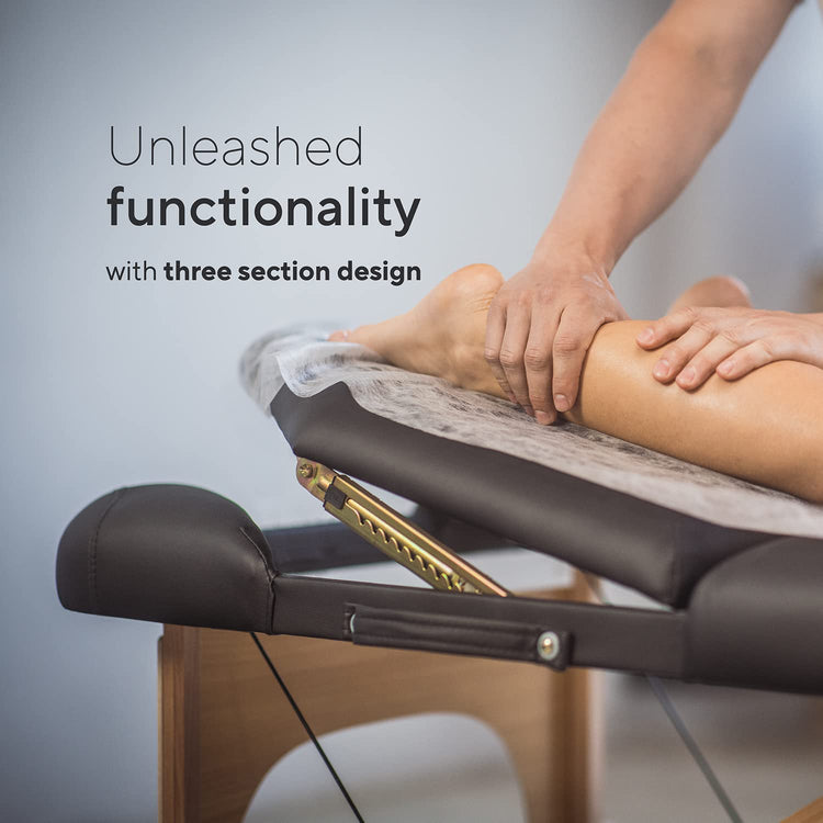 Luxton Home 3-Section Premium Memory Foam Massage Table